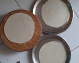 A picture of step 3 of Layerd Ghugra (sathyachi karanji).