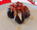 Foto del paso 5 de la receta: Higos con queso, jamón y miel