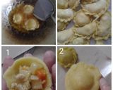 Foto langkah ke 5 dari resep Pastel Renyah Bunga Mawar.