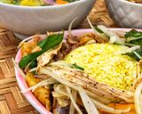 Hình bước làm 1 của món Cơm Gà Hội An Dã Chiến