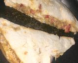 A picture of step 7 of Sandwich #ramadancontest.