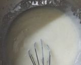 A picture of step 1 of Kulfi flavoured tres letches cake.
