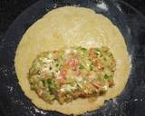 Vegetable stuffed bread recipe step 2 photo