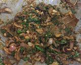 A picture of step 3 of Palak Pulao.