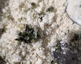 A picture of step 1 of Sandwhich Dhokla.