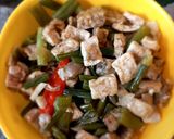 Foto langkah ke 4 dari resep Tumis Bunga Bawang (ilu,puthut).