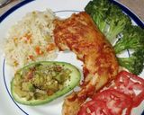 Foto del paso 9 de la receta: Pollo al chipotle "Aguacate relleno de calabacitas" 5 en 1