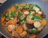Foto langkah ke 3 dari resep Cah Pokchoy Jamur Tofu.