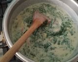 Foto del paso 3 de la receta: Merluza con salsa blanca y espinacas