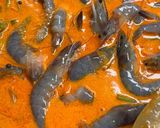 Foto langkah ke 5 dari resep Udang gulai kacang panjang sedap.