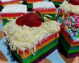 Foto langkah ke 7 dari resep Rainbow Cake.