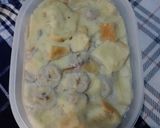 Foto langkah ke 6 dari resep Puding roti pisang.