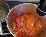 BBQ Birria Taco Kakaós Babkrémmel és Füstös Chimichurrival recept fázis 4 fotója
