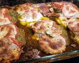 A picture of step 10 of Basil Pesto & Mozarella Chicken Thighs.