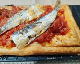 Foto del paso 5 de la receta: Hojaldres con sardinillas picantes y zamburiñas en salsa de vieira