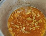 A picture of step 3 of Palak (Spinach) Gosht.