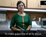 A picture of step 1 of Mawa Gujiya.