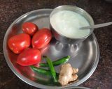 A picture of step 5 of मेथी गट्टे की सब्जी.
