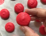 Gambar langkah 4 resipi Macarons.