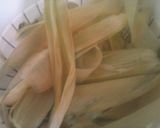 Foto del paso 1 de la receta: Humitas de choclo en chalas