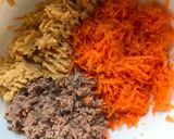 Foto del paso 3 de la receta: Atún + garbanzo + zanahoria en bastoncitos/hamburguesas nutritivo y rico!!