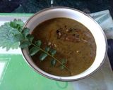 A picture of step 5 of Colacasia & green sorrel curry (alu chi bhaji).