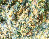 A picture of step 4 of Methi subzi.