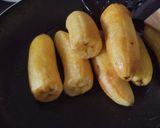 Foto del paso 2 de la receta: Patacones de banan@ verde con queso🍌🧀🥯