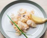 A picture of step 6 of Octopus tempura.