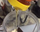 A picture of step 2 of Cashews nuts chocolate shake iftar special.