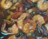 Foto langkah ke 3 dari resep Udang Kecap Pedas.