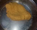 A picture of step 5 of Gujrati masala puri with aloo sabji.