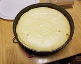 A picture of step 10 of Peach cheesecake.