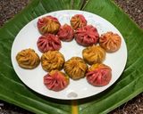 कलरफुल उकडीचे मोदक (ukadcihe modak recipe in marathi) रेसिपी स्टेप 5 फोटो 