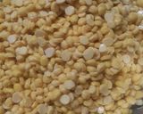 A picture of step 1 of Das special Vati dal khaman.