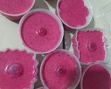Foto langkah ke 1 dari resep Puding Buah Naga with Vla.