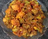 A picture of step 4 of Broccoli sabzi.