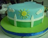 Foto del paso 15 de la receta: Torta de pepa pig cumpleaños de mellizos
