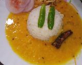 A picture of step 13 of Fusion style dal chawal North indian recipe.