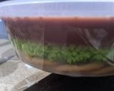 Foto langkah ke 7 dari resep Puding Biskuit Choco Pandan.