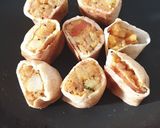 A picture of step 7 of Masala Dosa Rolls.