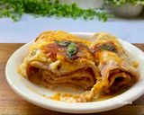 Foto langkah ke 9 dari resep Lasagna Gulung Ubi Ungu.
