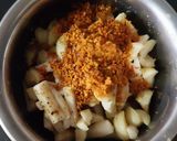 A picture of step 2 of Instant Amla and Radish pickle.