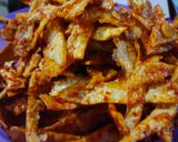 Foto langkah ke 4 dari resep Keripik Singkong Balado.