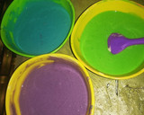 Foto langkah ke 4 dari resep Bolu kukus PELANGI mini ide jualan 5 telur (loyang 20x20).