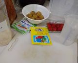 Foto langkah ke 1 dari resep Puding Buah Stroberi Leci.