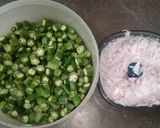 मसाला अनियन भिंडी (masala onion bhindi recipe in Hindi) रेसिपी चरण 1 फोटो