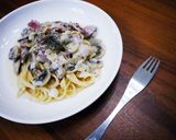奶油培根義大利麵的食譜步驟11照片