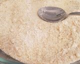 A picture of step 1 of Amaretti biscuits.