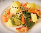 Foto del paso 3 de la receta: Hervido de Judías verdes, Zanahoria y Patatas con Papada ibérica